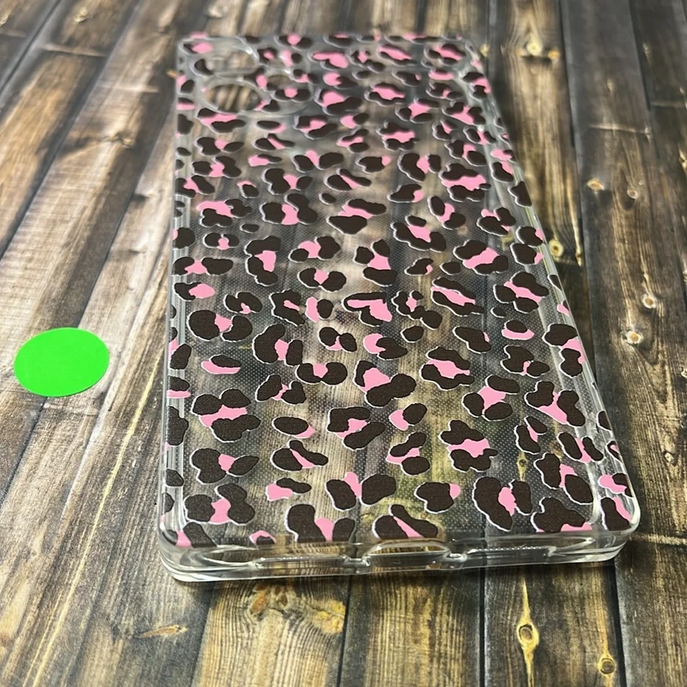 5for$10 Rectangle Phone Case Pink Cheetah iPhone 11 6.1 Phone Case NWT